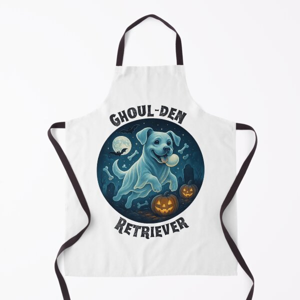 Item preview, Ghoul-den Retriever — Ghost Golden Retriever Halloween designed and sold by VibeOasis.