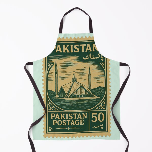 Item preview, Vintage Pakistan Stamp – Faisal Mosque Islamabad Design designed and sold by Travellerz.