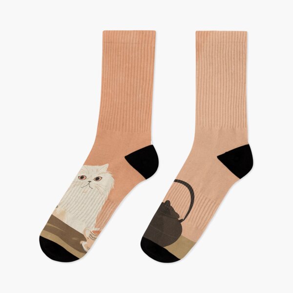 Item preview, Minimalist Cats Having Tea designed and sold by Rtymer.