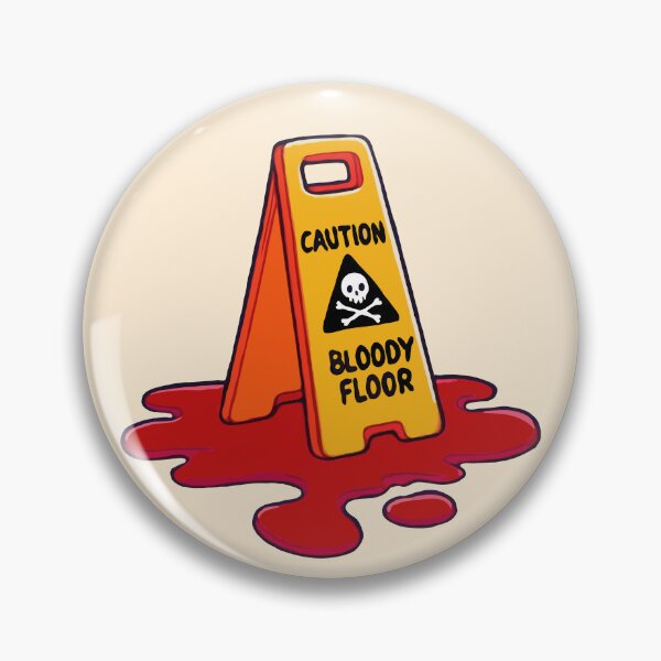 Item preview, Caution Bloody Floor designed and sold by Gkinoki.