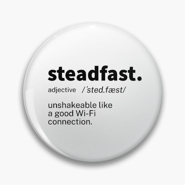 Item preview, Steadfast Definition Inspirational designed and sold by IronWords.