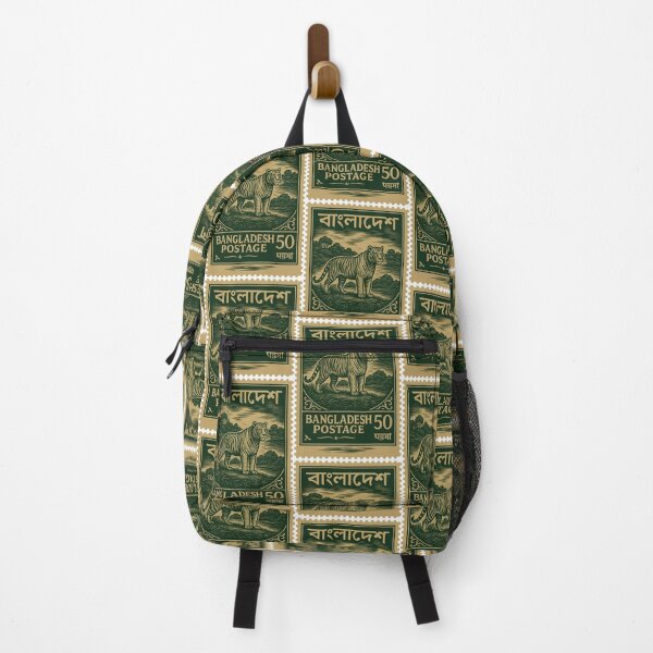 Item preview, Vintage Bangladesh Stamp – Bengal Tiger & Sundarbans Design designed and sold by Travellerz.