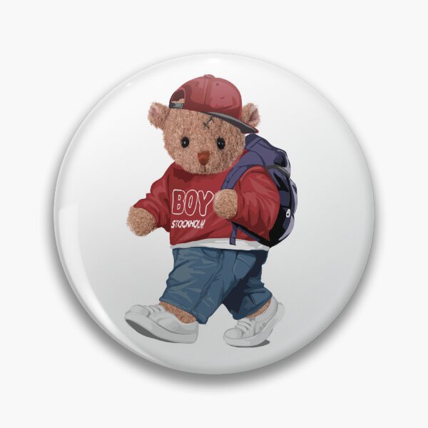Item preview, Cool Streetwear Teddy Bear – Urban Hip Hop Style designed and sold by HubertLovGifts.