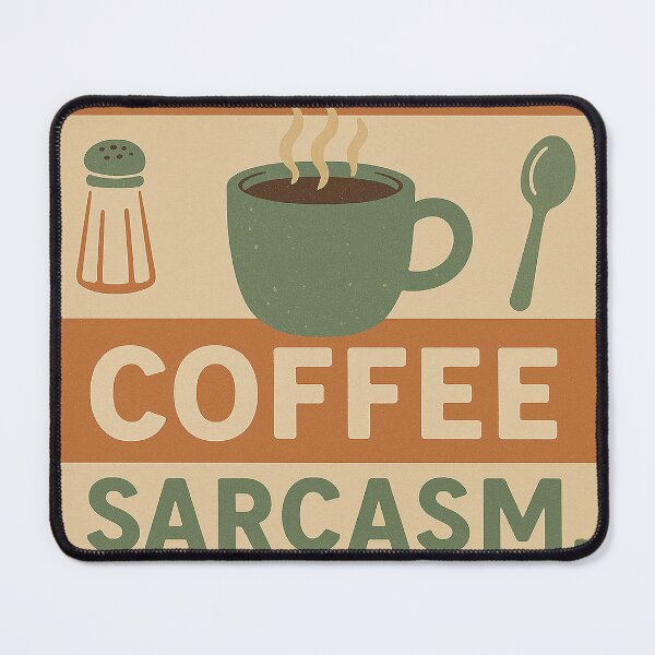 Item preview, Funny Kitchen Quote Print: Coffee Sarcasm Retro Art designed and sold by Deadpan Decor.