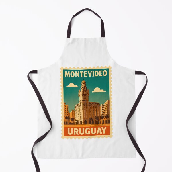 Item preview, Montevideo Palacio Salvo Vintage Postage Stamp Illustration designed and sold by CleanQuotes.