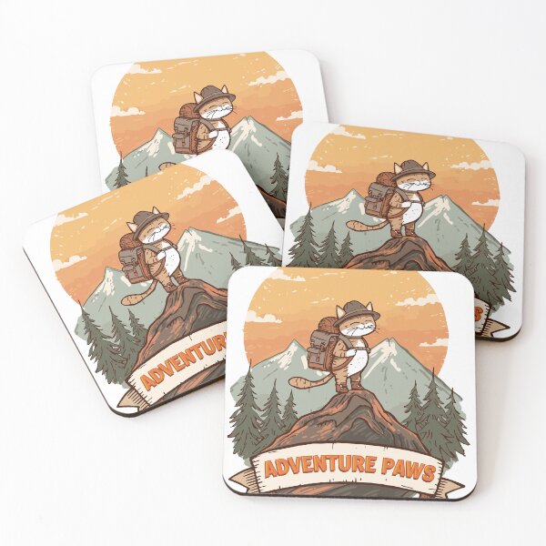 Item preview, Explorer Cat in Mountains -  Adventure Paws  designed and sold by sherifshaaban.
