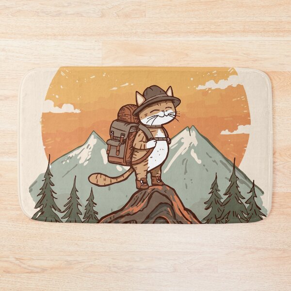 Item preview, Explorer Cat in Mountains -  Adventure Paws  designed and sold by sherifshaaban.