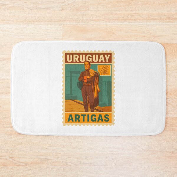 Item preview, Uruguay Artigas Vintage Postage Stamp Illustration designed and sold by CleanQuotes.