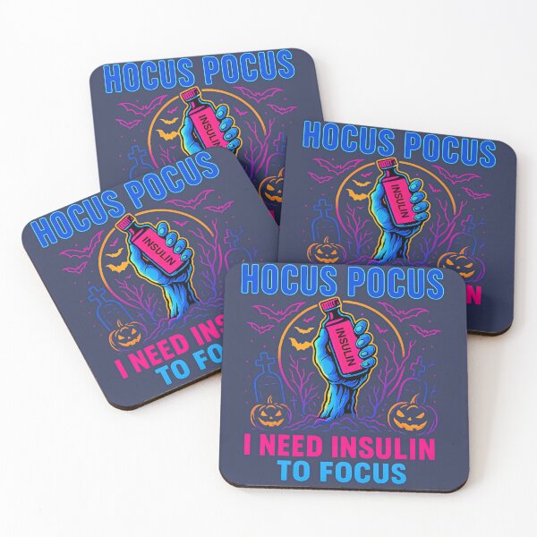 Item preview, Hocus Pocus I Need Insulin To Focus – Funny Diabetes Halloween Design designed and sold by LunaSpellStudio.
