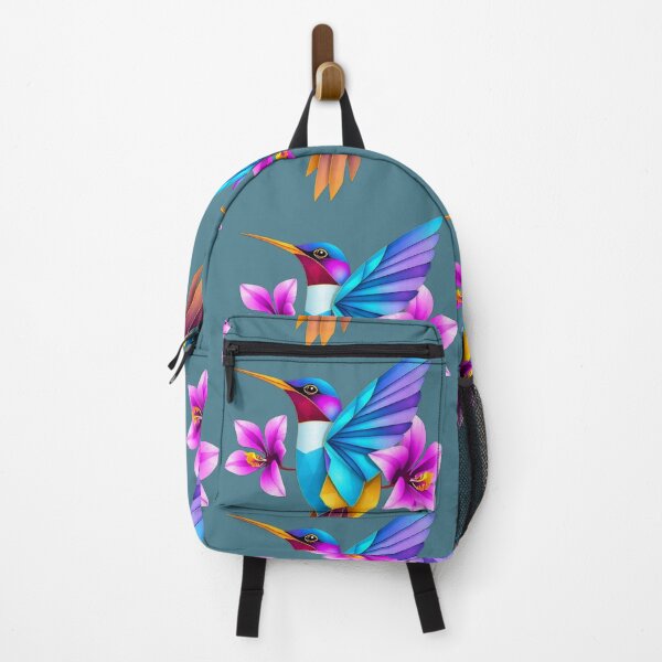 Item preview, Geometric Multicolor Hummingbird – Vibrant Polygonal Bird Art for Nature Lovers designed and sold by Naturalite19.