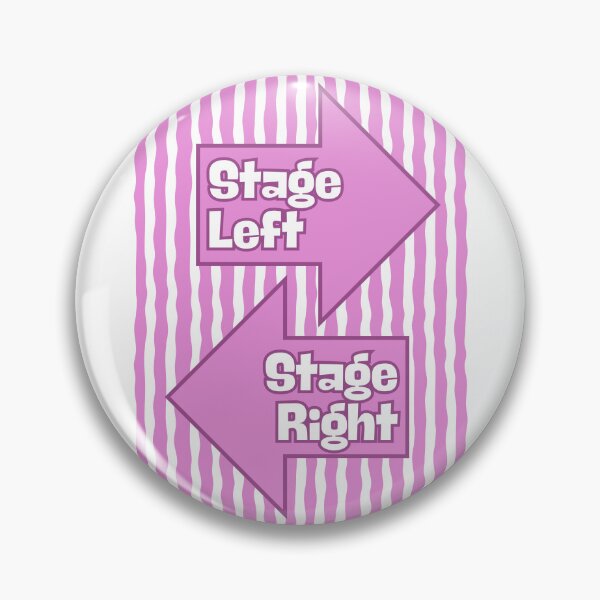 Item preview, Stage Left Stage Right in Pink designed and sold by Dondonmart.