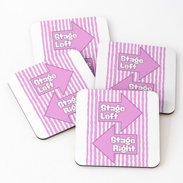 Item preview, Stage Left Stage Right in Pink designed and sold by Dondonmart.