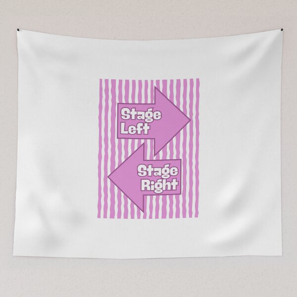Item preview, Stage Left Stage Right in Pink designed and sold by Dondonmart.