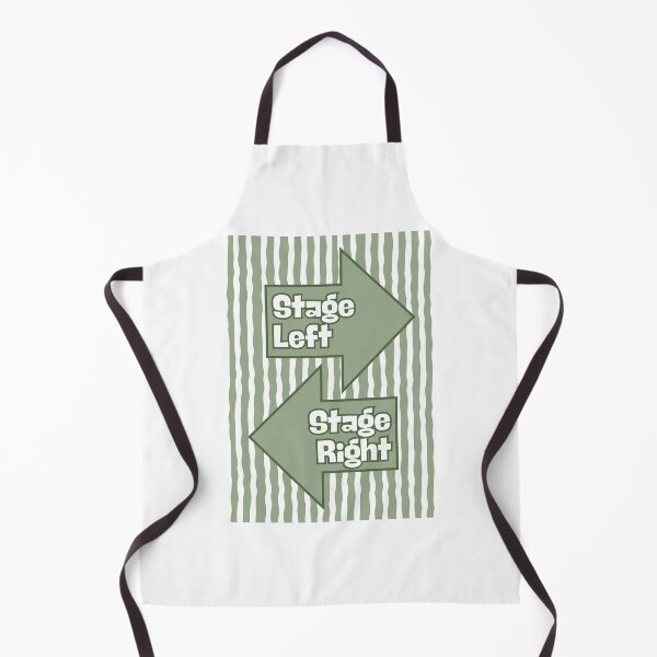 Item preview, Stage Left Stage Right in Sage Green designed and sold by Dondonmart.