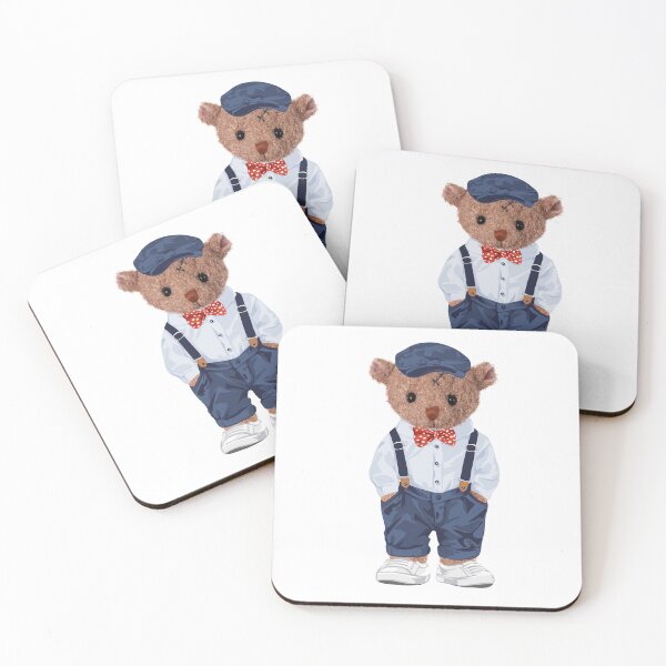 Item preview, Vintage Gentleman Teddy Bear – Cute Dapper Style designed and sold by HubertLovGifts.