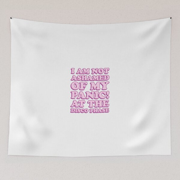 Item preview, unashamed panic at the disco designed and sold by wordswithfonts.