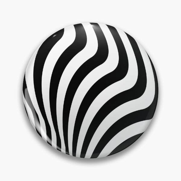 Item preview, Zebra Wavy Stripes Black And White designed and sold by TheCatmeow2000.
