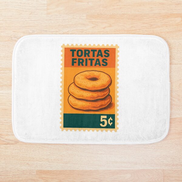 Item preview, Tortas Fritas Uruguay Vintage Postage Stamp Illustration designed and sold by CleanQuotes.