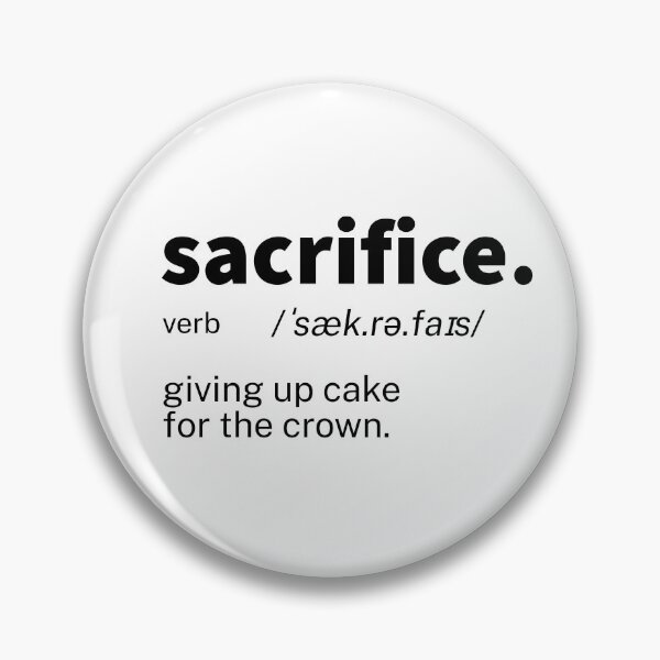 Item preview, Sacrifice Definition Inspirational designed and sold by IronWords.