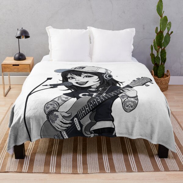 Item preview, Wednesday Band - Indie Rock tattooed Singer Art designed and sold by EchoPrint Co..