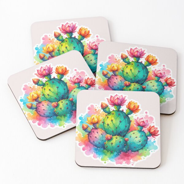 Item preview, Colorful Blooming Cactus designed and sold by JOSTH.