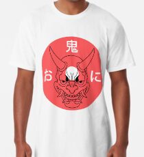 Oni - Japanische Dämonenmaske Longshirt