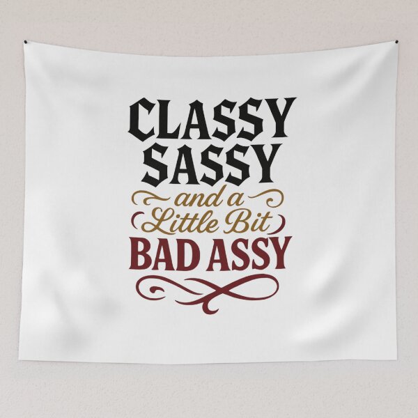 Item preview, Classy, Sassy & a Little Bit Assy Hoodie – Unisex Fun! ? designed and sold by Aspireall.