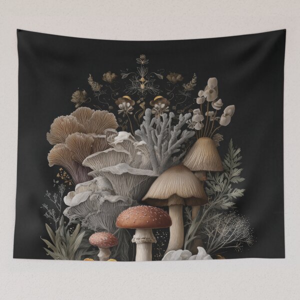 Item preview, Decidedly Dark Mushrooms designed and sold by scicilysimonee.