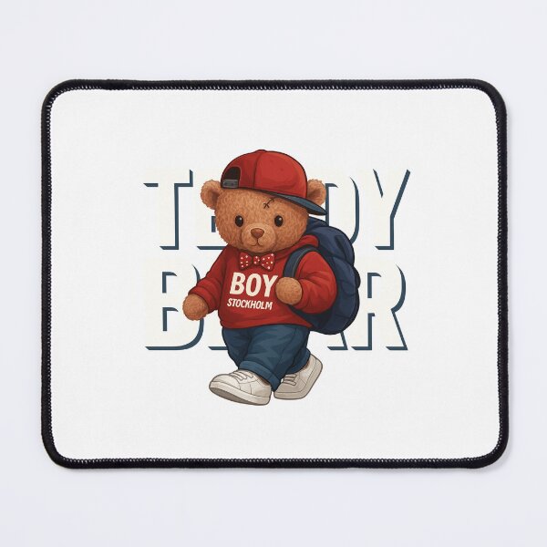 Item preview, Red Vintage Gentleman Teddy Bear – Cute Dapper Style designed and sold by HubertLovGifts.