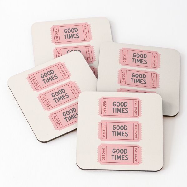 Item preview, Good Times Ticket – Retro Admit One Celebration Illustration designed and sold by HotFluff.
