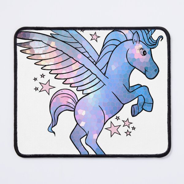Item preview, Baby blue magical unicorn  designed and sold by GingerLabz.