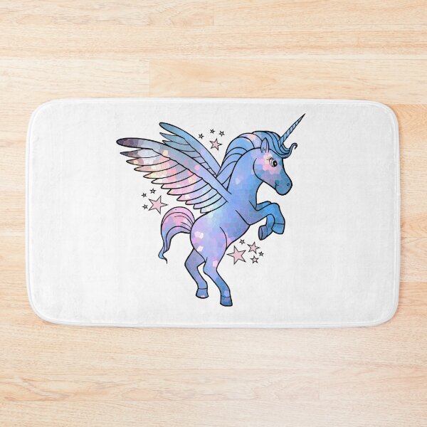 Item preview, Baby blue magical unicorn  designed and sold by GingerLabz.