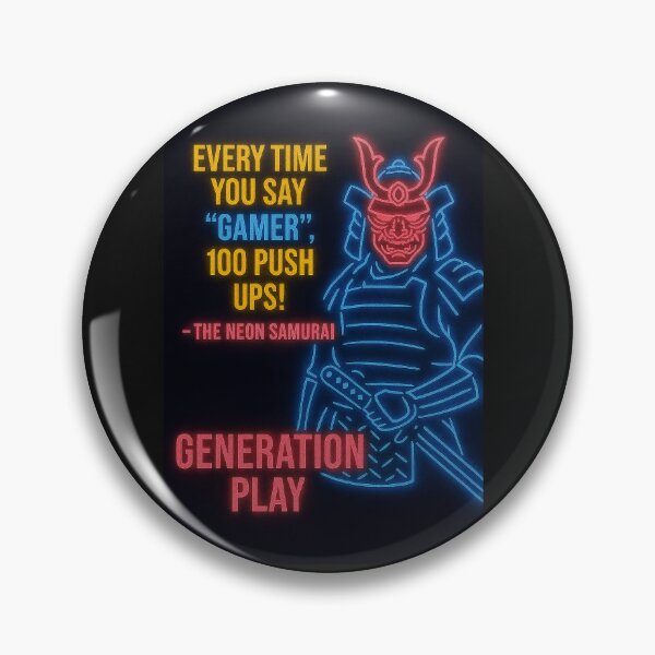 Item preview, The Neon Samurai 100 Push Ups designed and sold by GamingTreble.