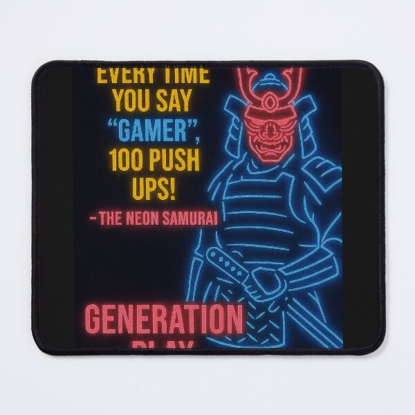 Item preview, The Neon Samurai 100 Push Ups designed and sold by GamingTreble.
