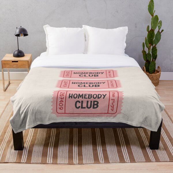 Artikelvorschau, Homebody Club Ticket – Retro-Eintritt für eine gemütliche Nacht Illustration entworfen und verkauft von HotFluff.