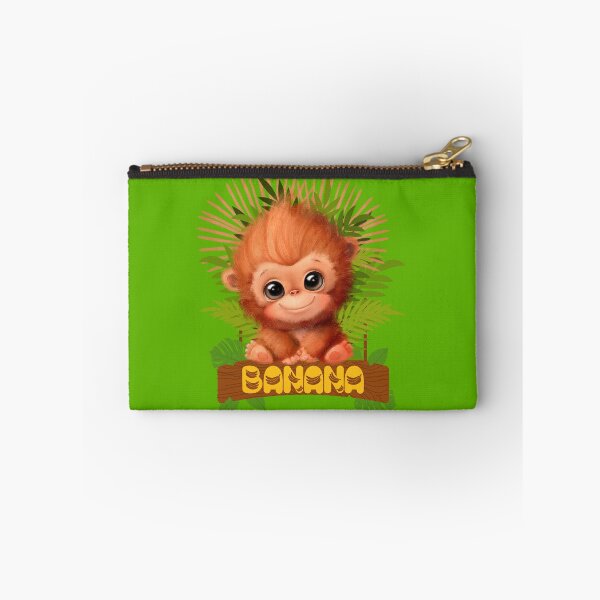 Item preview, Cute Baby Monkey - Banana Jungle Design designed and sold by LulitasDreams.