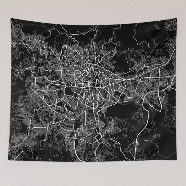 Item preview, Addis Ababa City Map of Ethiopia - Full Moon designed and sold by deMAP.