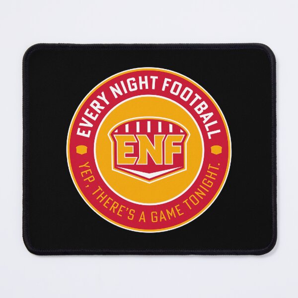 Item preview, Every Night Football "Circular Slogan" (Red & Yellow) designed and sold by GX3-Creative.