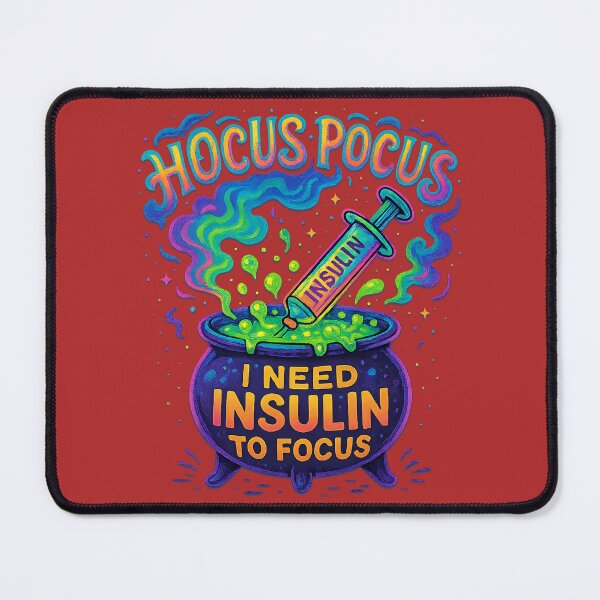 Item preview, Hocus Pocus I Need Insulin To Focus – Funny Diabetes Halloween Design designed and sold by LunaSpellStudio.