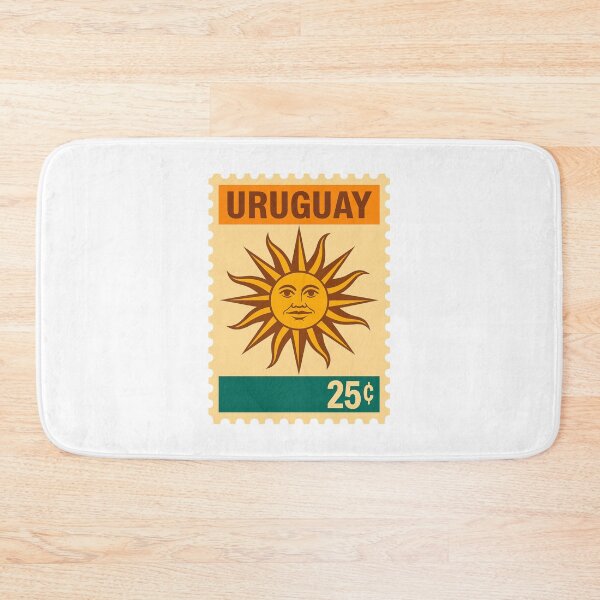 Item preview, Uruguay Sun of May Vintage Postage Stamp Illustration designed and sold by CleanQuotes.