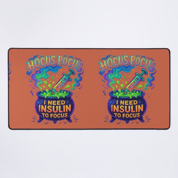 Item preview, Hocus Pocus I Need Insulin To Focus – Funny Diabetes Halloween Design designed and sold by LunaSpellStudio.