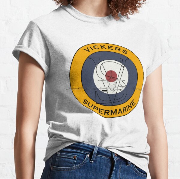 Spitfire Supermarine Vickers Roundel Classic T-Shirt