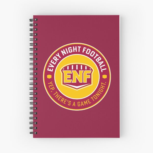 Item preview, Every Night Football "Circular Slogan" (Cardinal & Yellow) designed and sold by GX3-Creative.