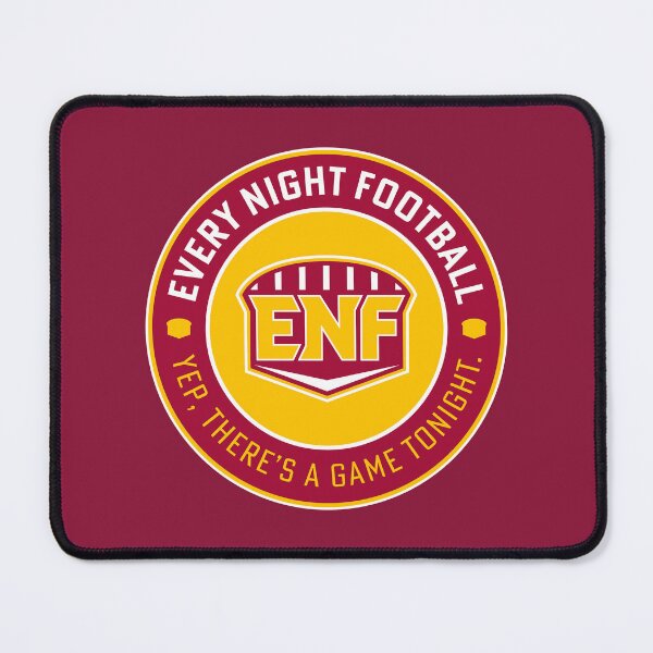 Item preview, Every Night Football "Circular Slogan" (Cardinal & Yellow) designed and sold by GX3-Creative.