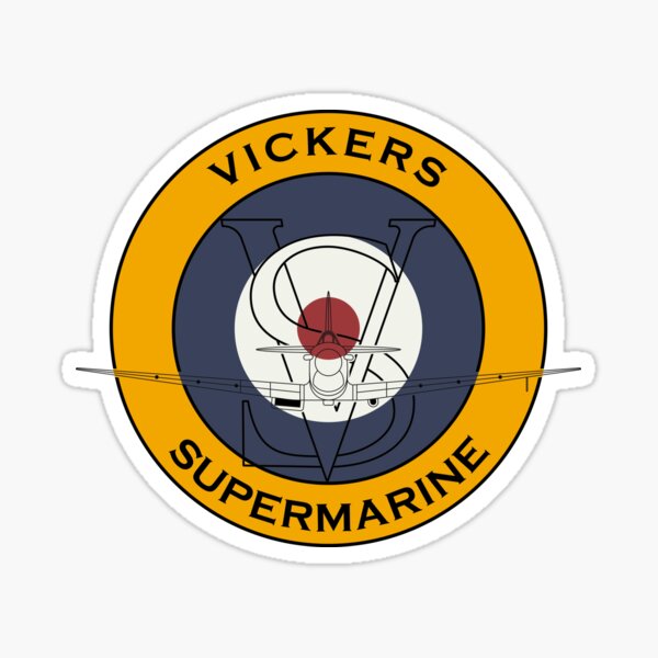 Vista previa del artículo con la obra «Spitfire Supermarine Vickers Roundel», diseñado y vendido por AeroRelics.
