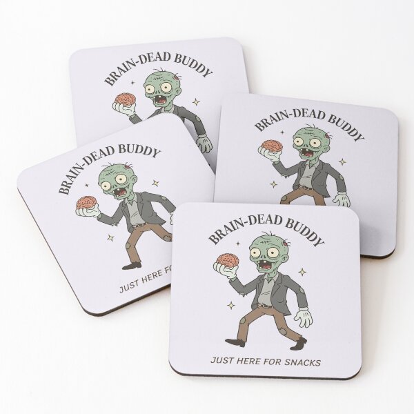 Item preview, Brain-Dead Buddy | Funny Zombie Cartoon designed and sold by HoopeStylee.