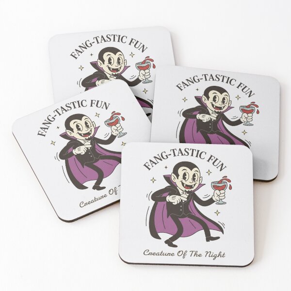 Item preview, Fang-Tastic Fun | Retro Vampire Cartoon designed and sold by HoopeStylee.