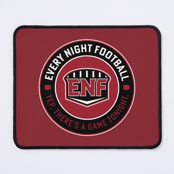 Item preview, Every Night Football "Circular Slogan" (Black & Crimson) designed and sold by GX3-Creative.