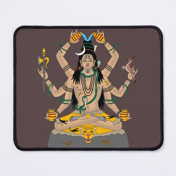 Item preview, Shiv Shankar Digital Artwork | Lord Shiva Mahadev | Spiritual Hindu Wall Art designed and sold by Harshit_Digital_Arts.