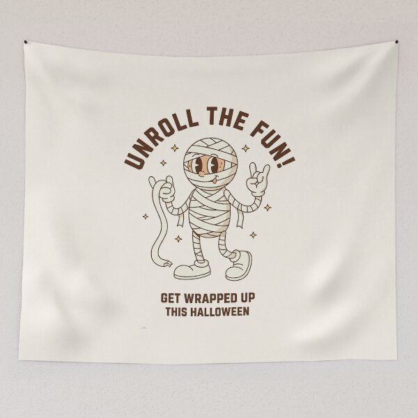 Item preview, Unroll The Fun! Retro Mummy Cartoon designed and sold by HoopeStylee.